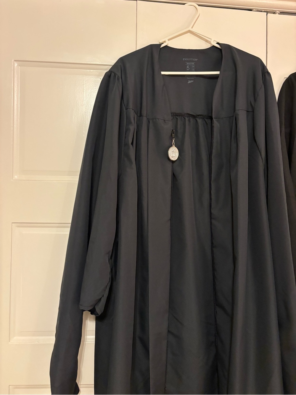 UGA Master’s Graduation Gown (5 foot 4) with UGA coin